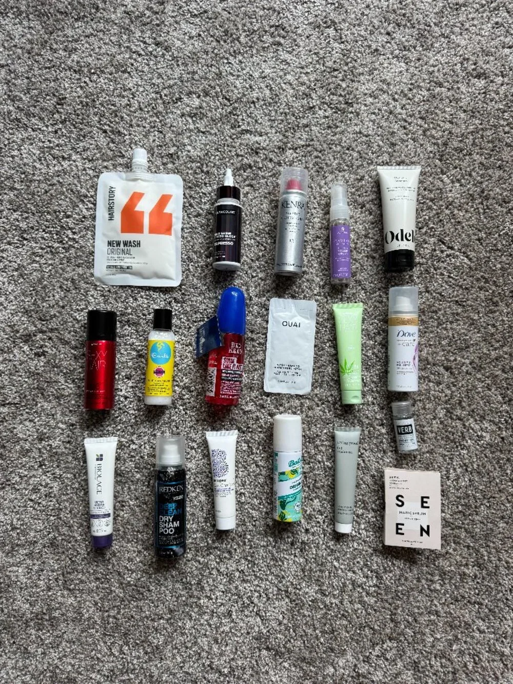 18 Piece Hair Care Sample Bundle New